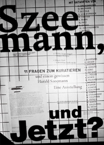 Szeemann und Jetzt? Poster thumb